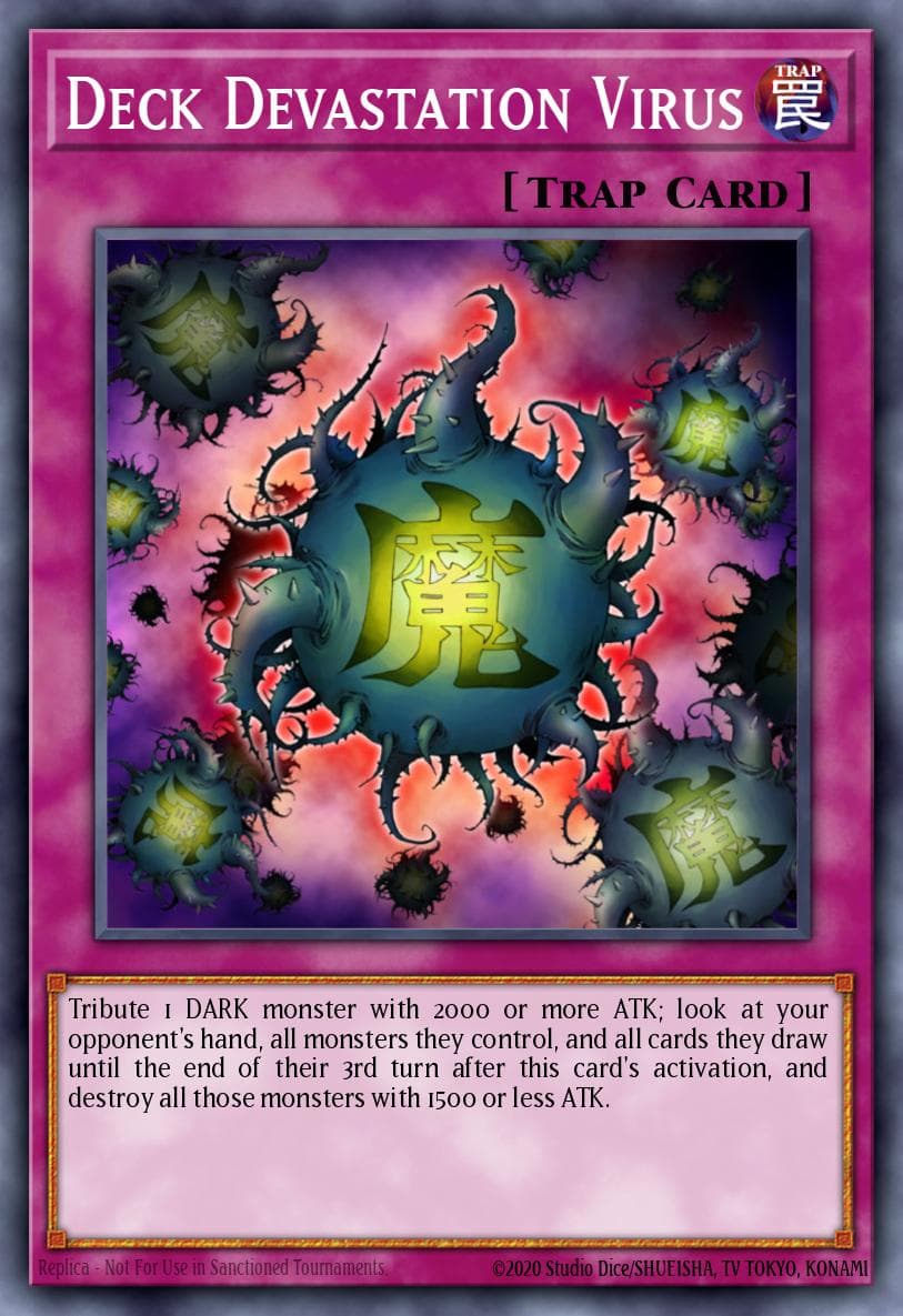 Deck Devastation Virus Gates of the Underworld Structure Deck card