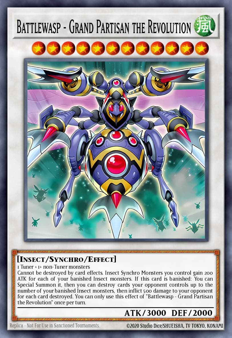 Battlewasp - Grand Partisan the Revolution Rage of the Abyss card