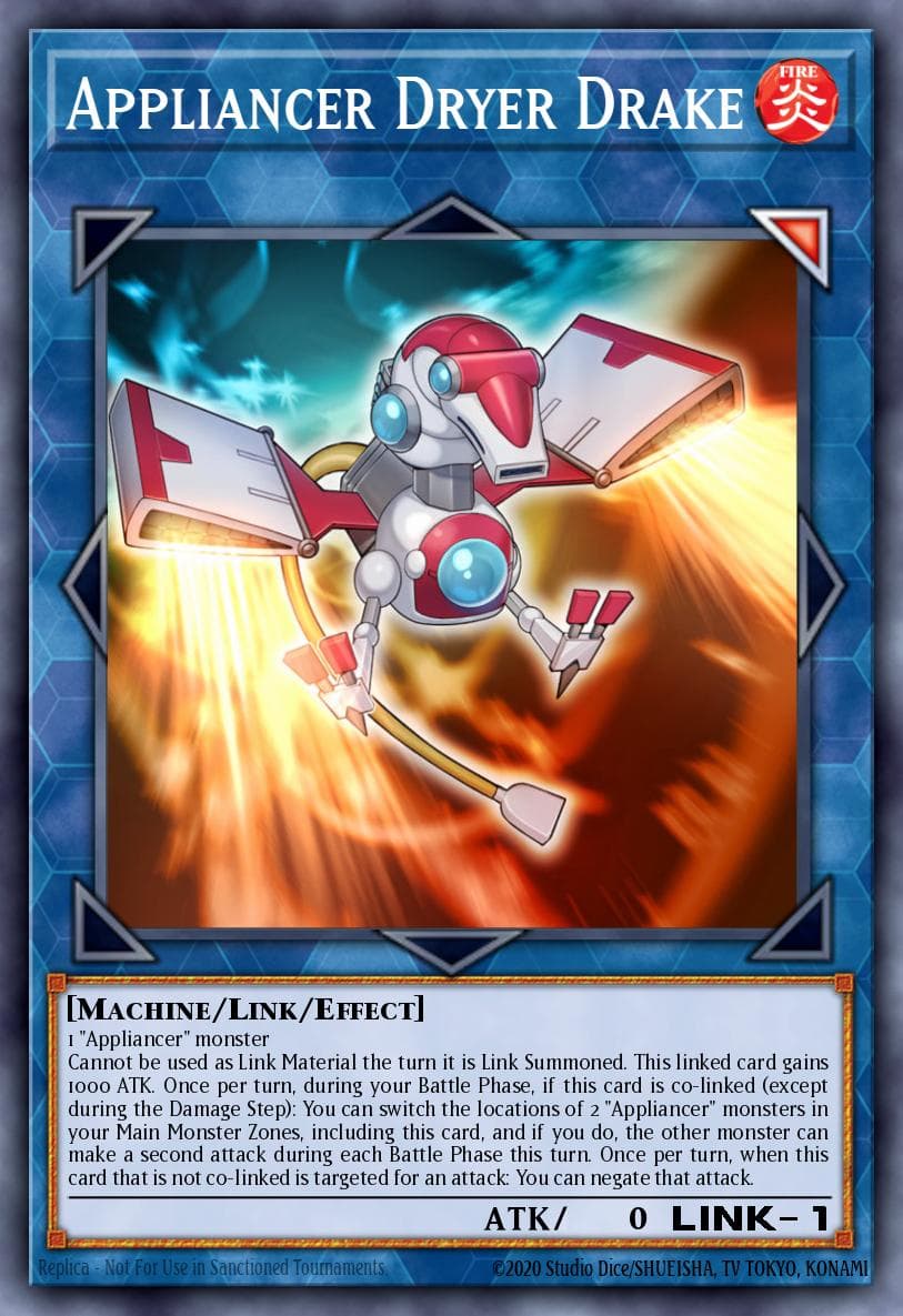 Appliancer Dryer Drake Battles of Legend: Armageddon card