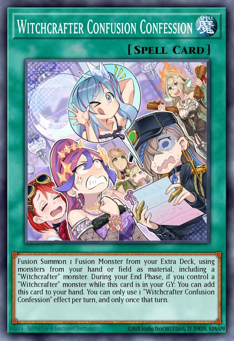 Witchcrafter Confusion Confession Magnificent Mavens card
