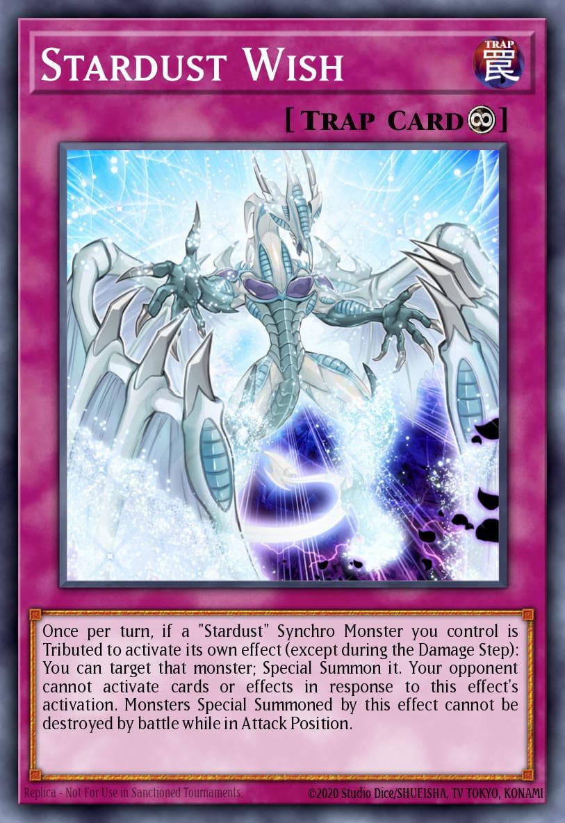 Stardust Wish Duel Power card