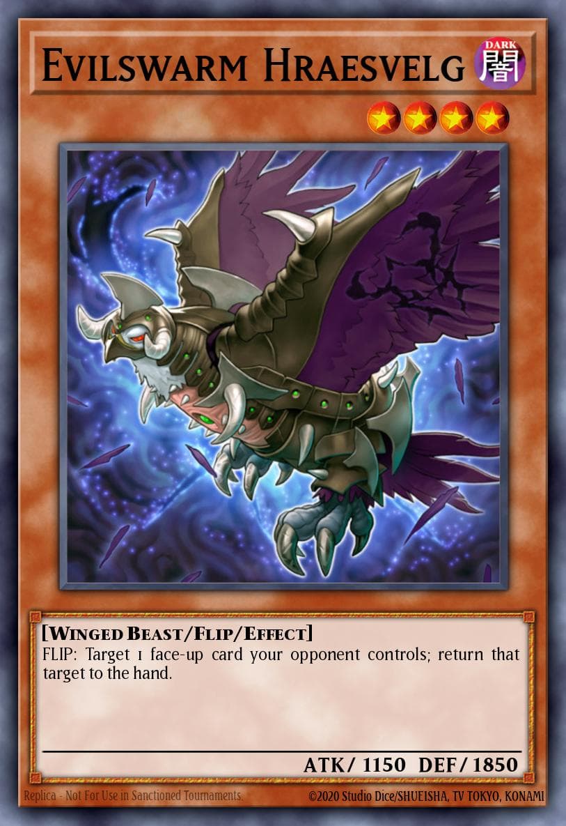 Evilswarm Hraesvelg Duel Terminal 7b card