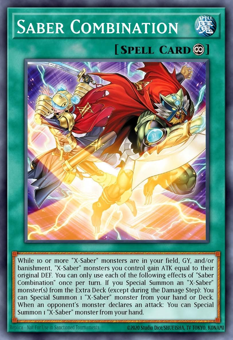 Saber Combination Legendary Modern Decks 2026 card