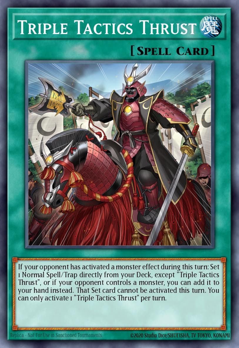 Triple Tactics Thrust THE CHRONICLES DECK: The Fallen & The Virtuous (All-Foil Edition) card