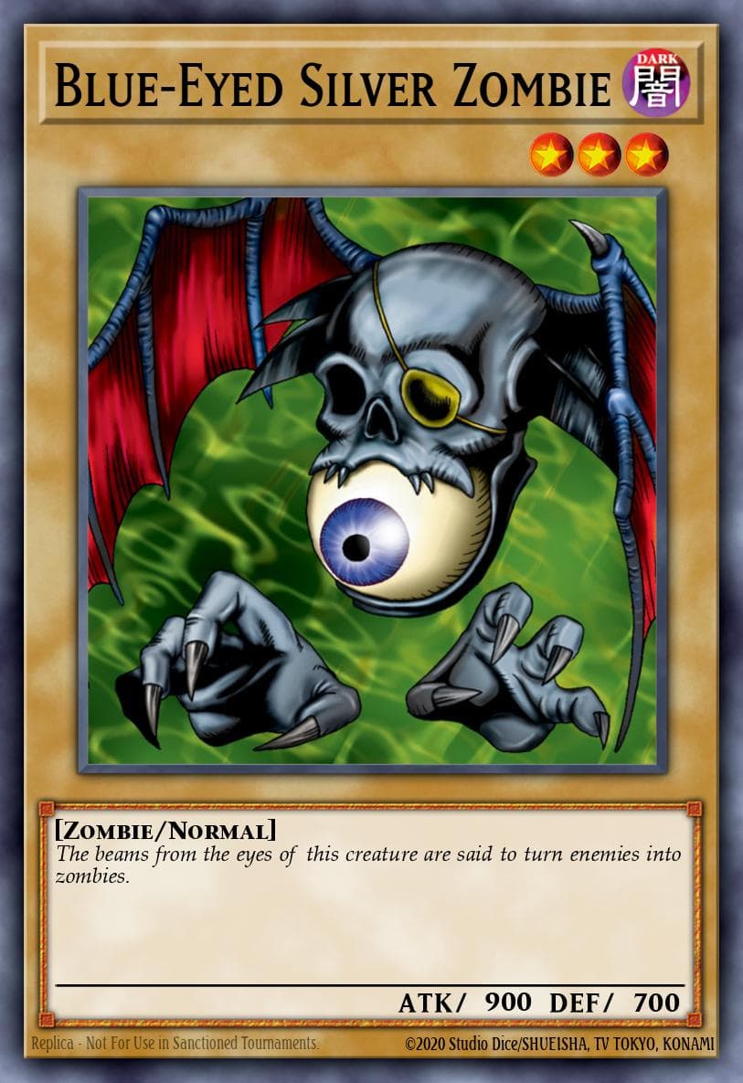 Blue-Eyed Silver Zombie Speed Duel: Scars of Battle card
