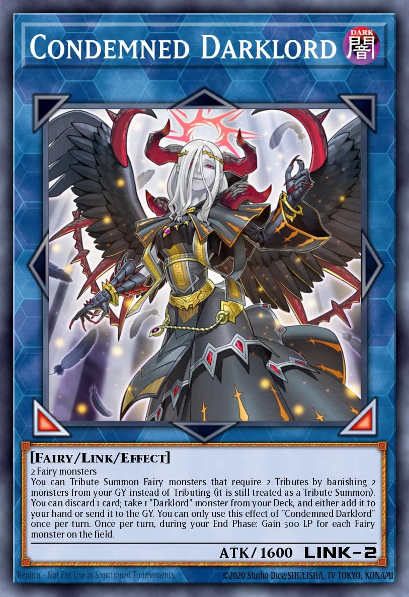 Condemned Darklord Duel Overload card