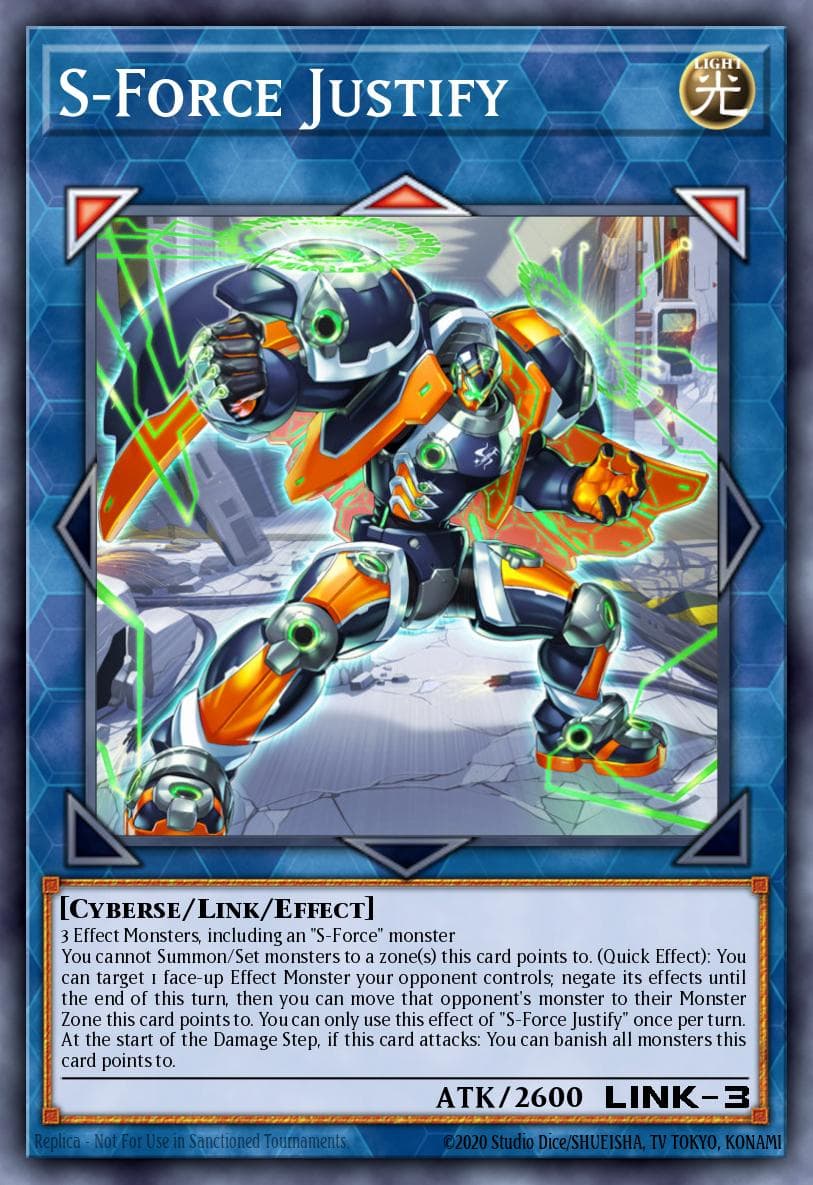 S-Force Justify Blazing Vortex Premiere! promotional card card
