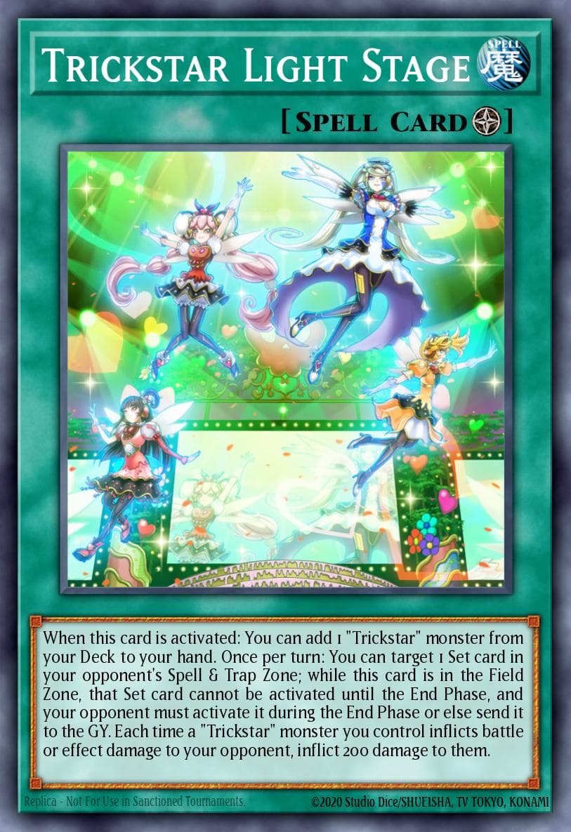 Trickstar Light Stage Code of the Duelist Special Edition card
