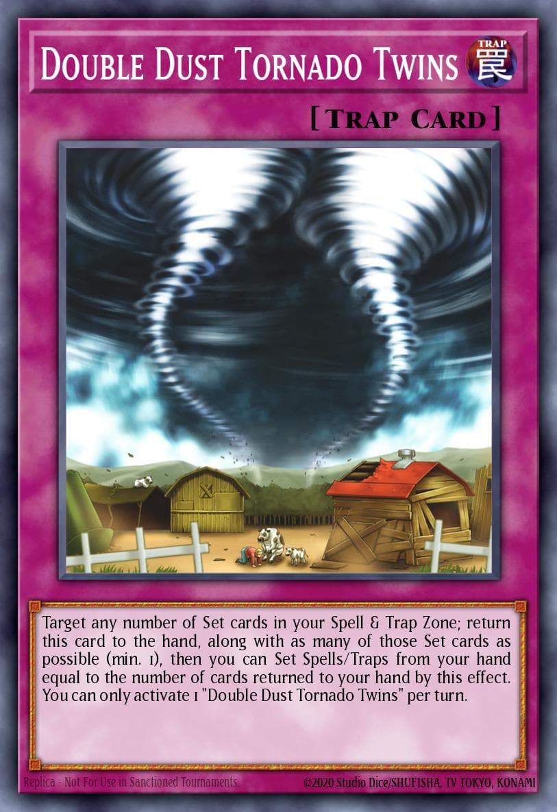 Double Dust Tornado Twins Power of the Elements card