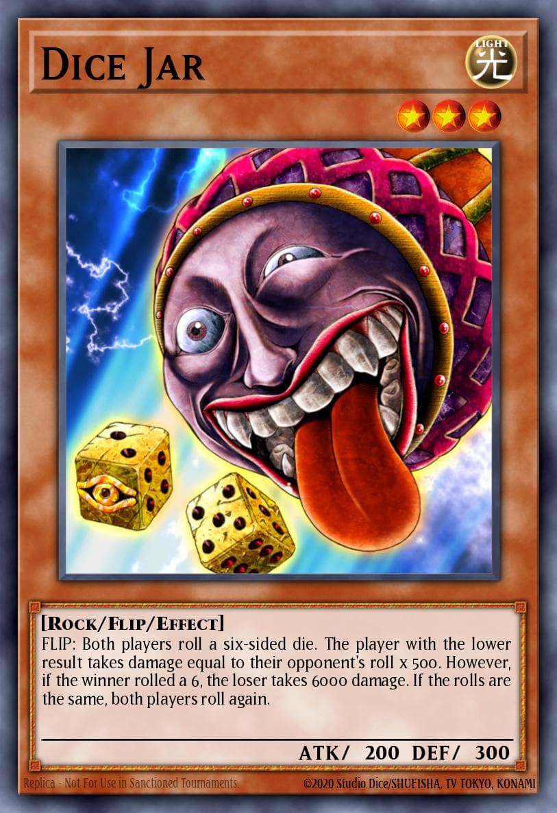 Dice Jar Dark Beginning 2 card