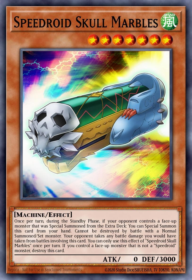 Speedroid Skull Marbles 2018 Mega-Tin Mega Pack card