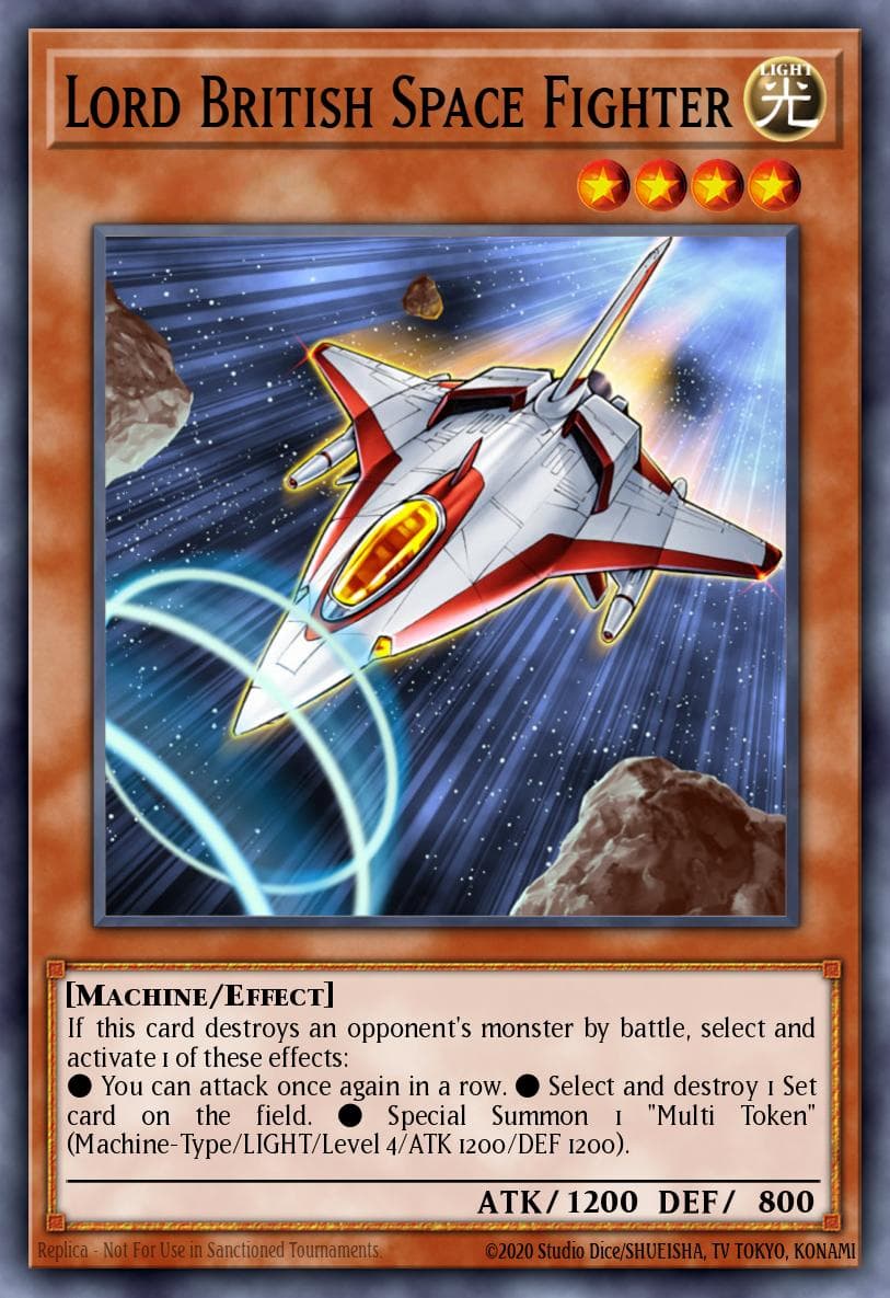 Lord British Space Fighter Stardust Overdrive: Special Edition card