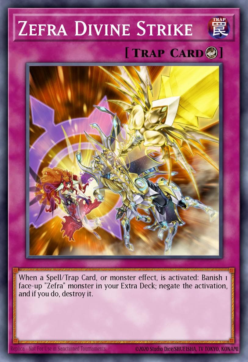 Zefra Divine Strike Crossed Souls: Advance Edition card