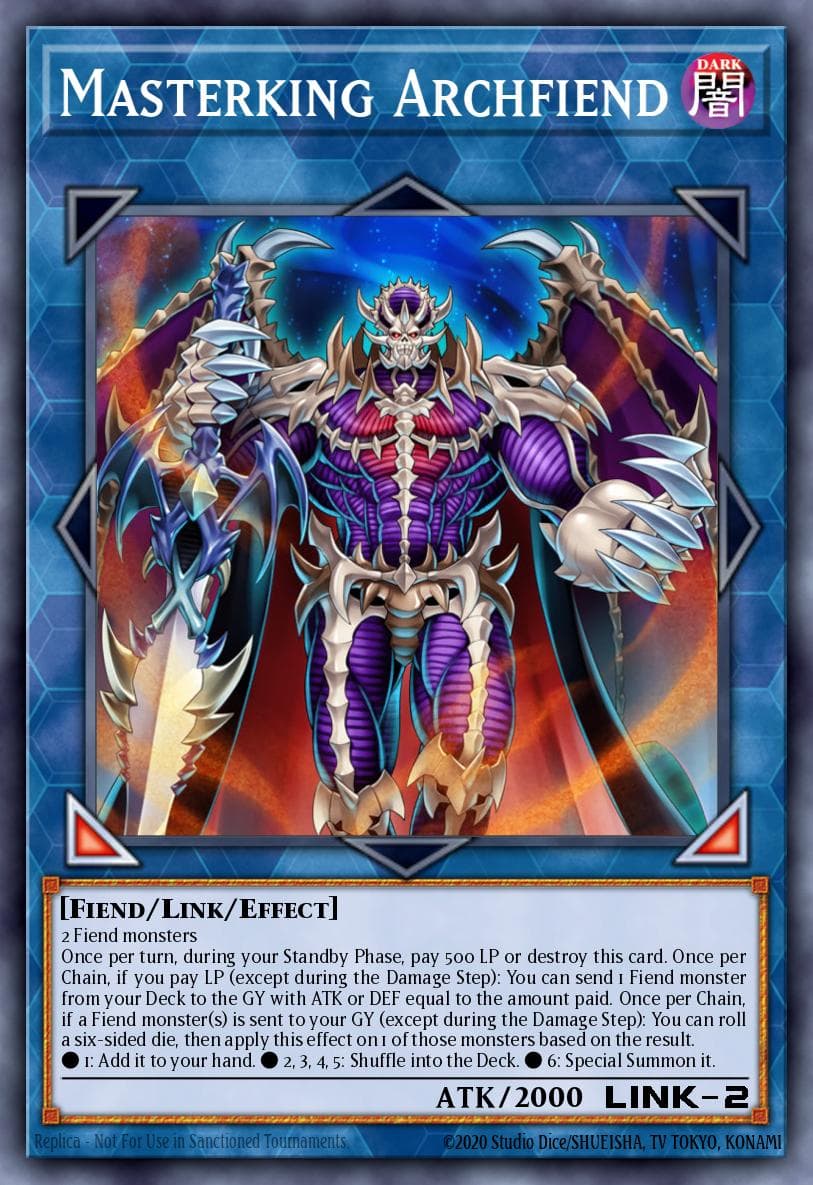 Masterking Archfiend Extreme Force Special Edition card