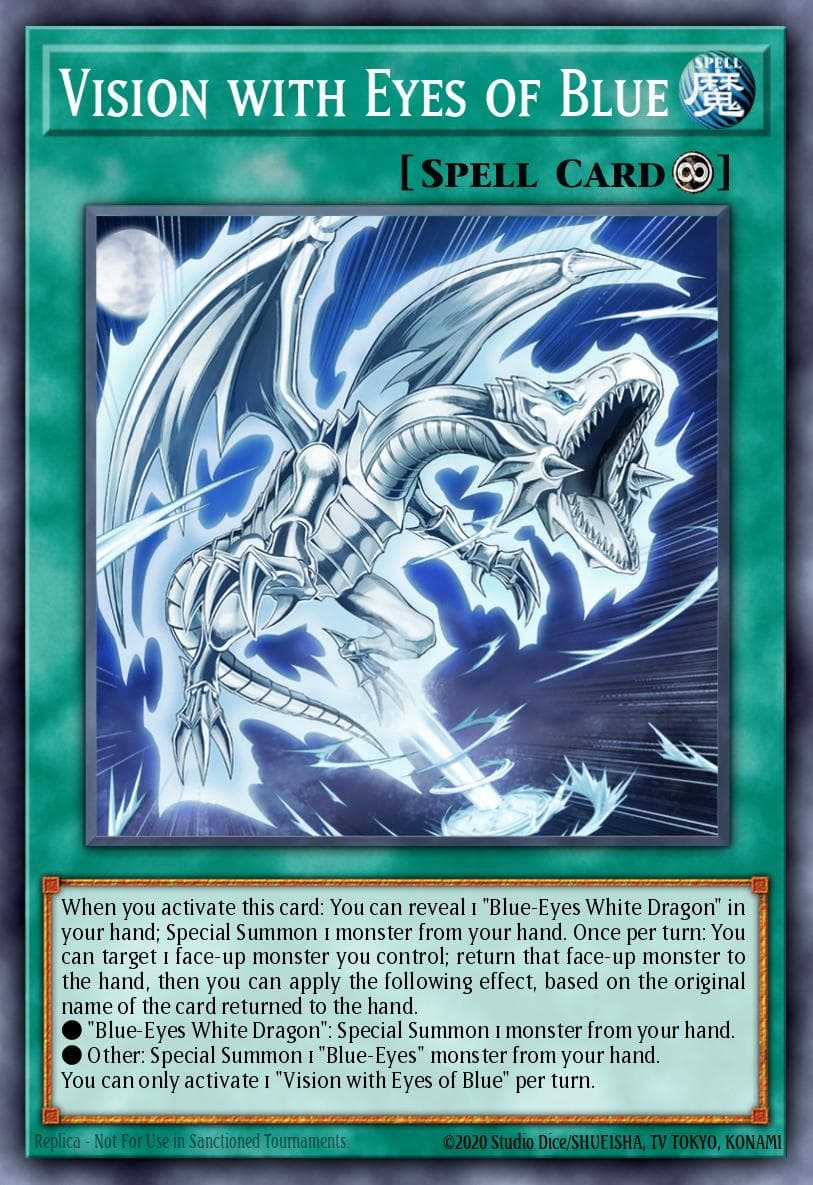 Vision with Eyes of Blue Battle of Chaos card