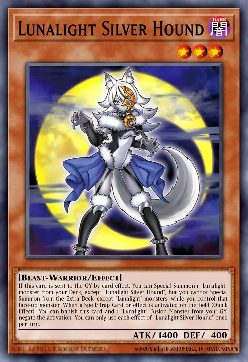 Lunalight Silver Hound Duelist's Advance card