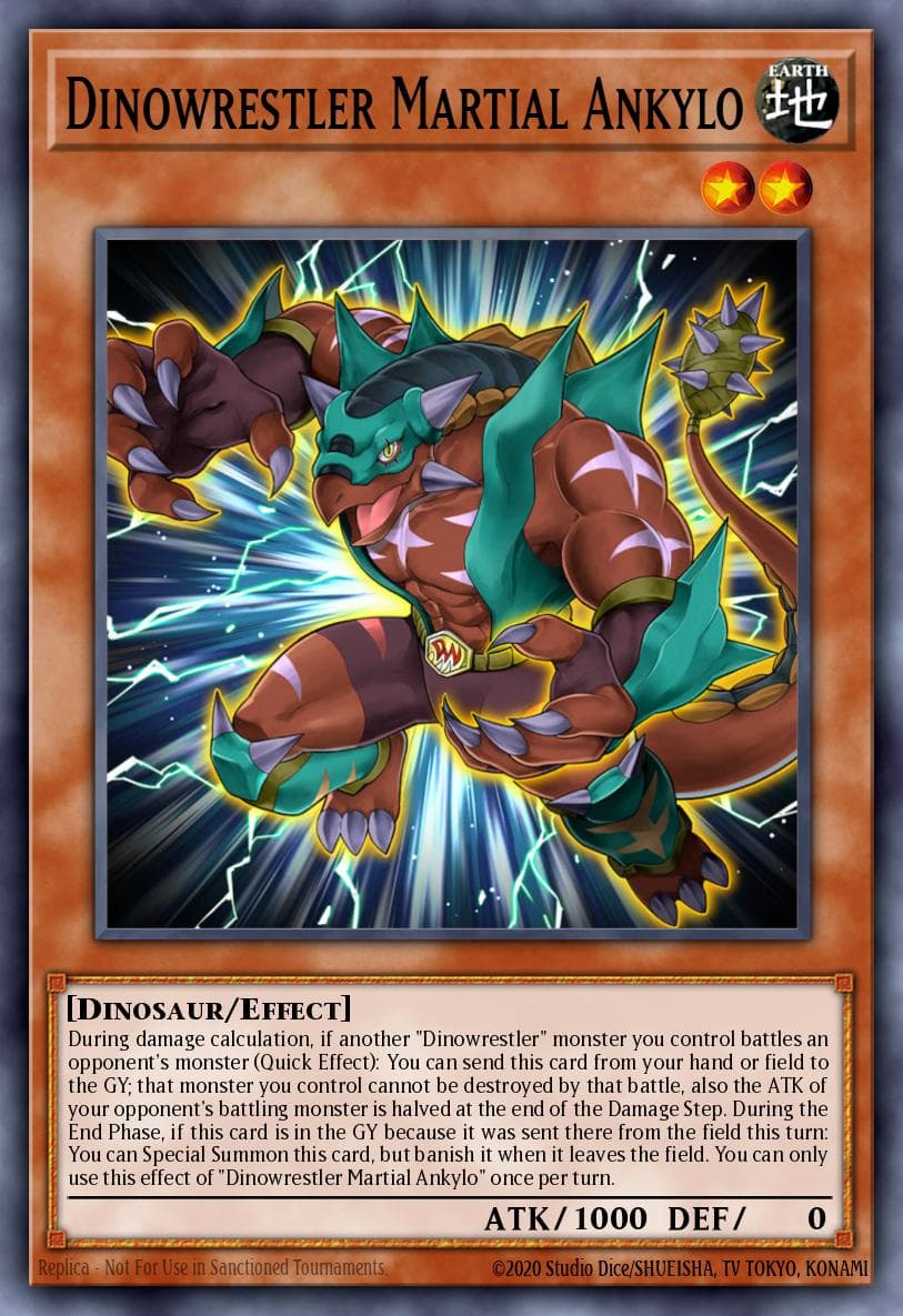 Dinowrestler Martial Ankylo 2020 Tin of Lost Memories Mega Pack card