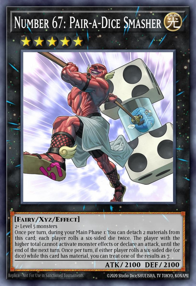 Number 67: Pair-a-Dice Smasher Battles of Legend: Relentless Revenge card