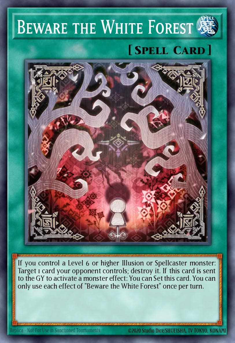 Beware the White Forest The Infinite Forbidden card