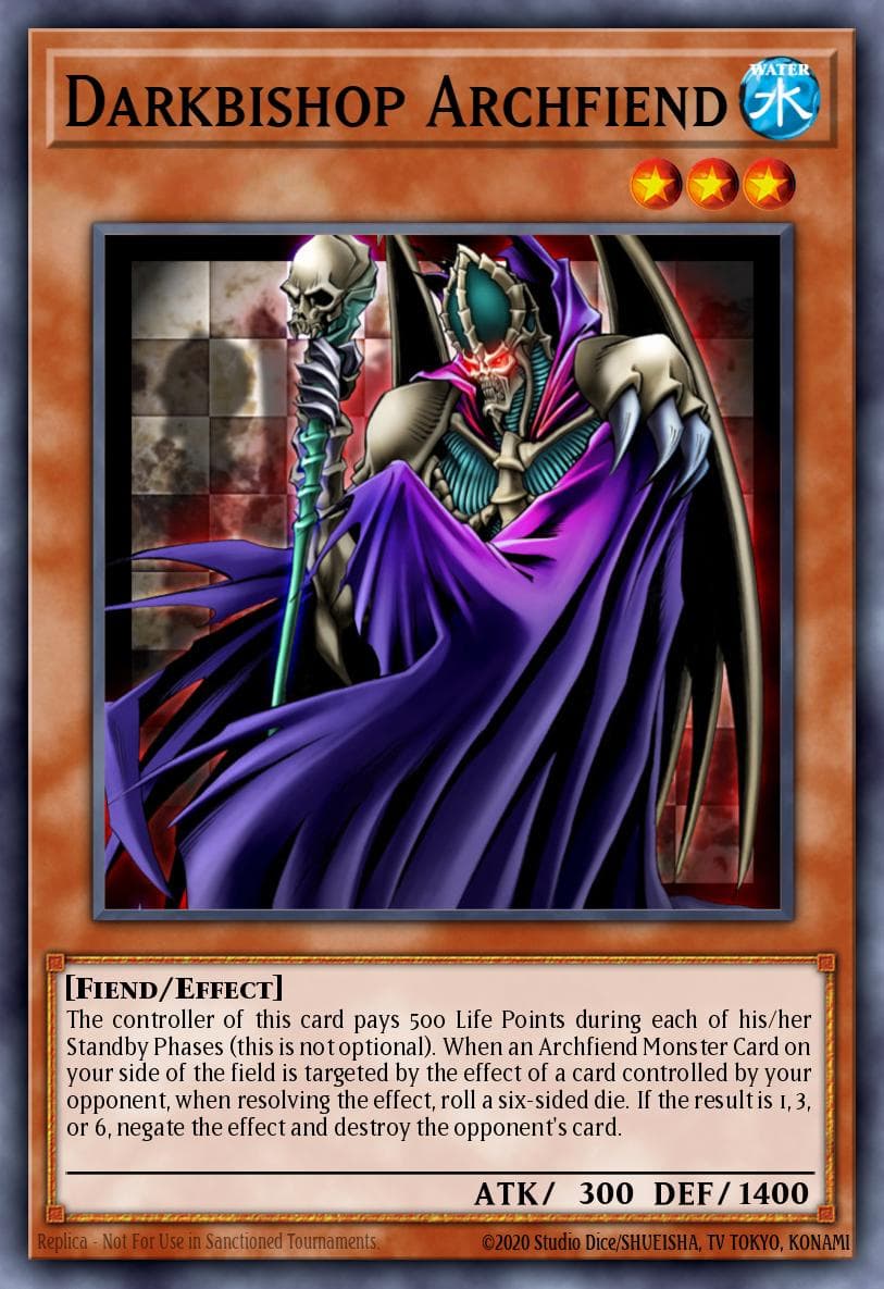 Darkbishop Archfiend Dark Revelation Volume 1 card