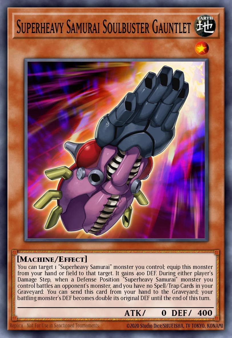 Superheavy Samurai Soulbuster Gauntlet 2016 Mega-Tin Mega Pack card