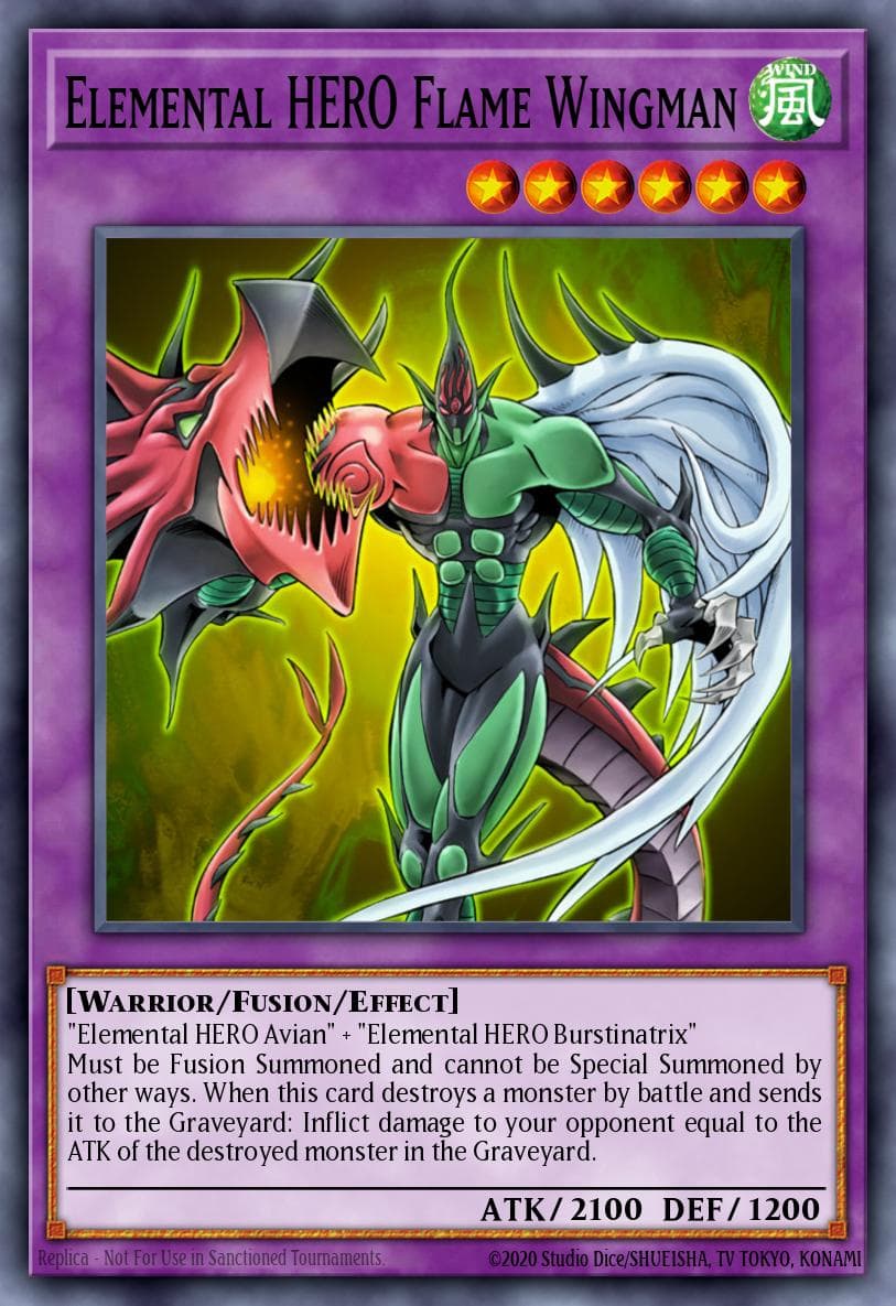 Elemental HERO Flame Wingman Dark Revelation Volume 3 card