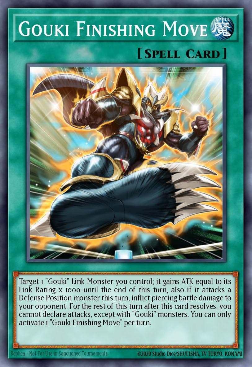 Gouki Finishing Move 2022 Tin of the Pharaoh's Gods card
