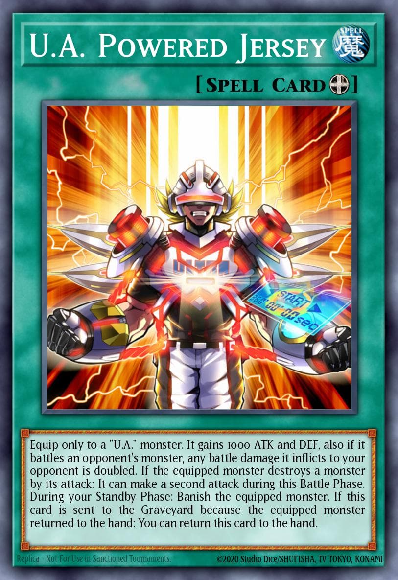 U.A. Powered Jersey The New Challengers: Super Edition card