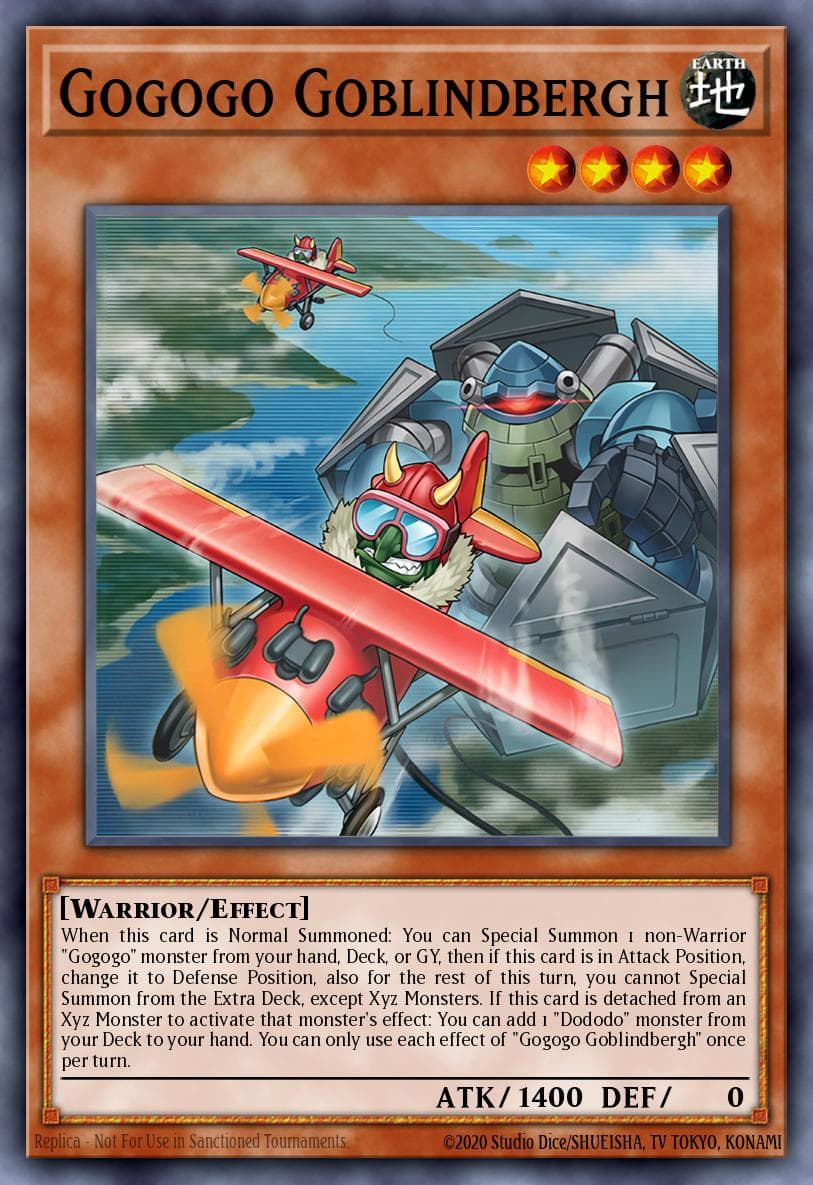Gogogo Goblindbergh Duelist's Advance card