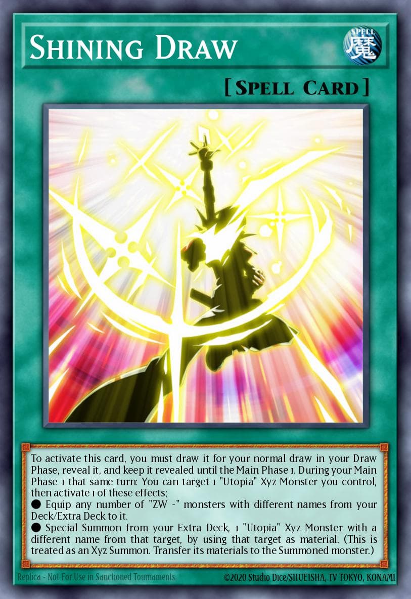 Shining Draw 遊戲王 card