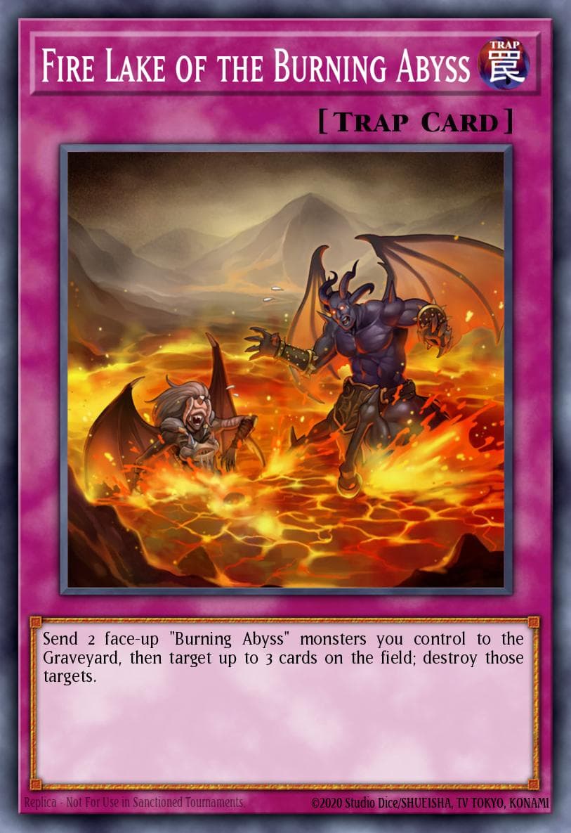 Fire Lake of the Burning Abyss The New Challengers: Super Edition card