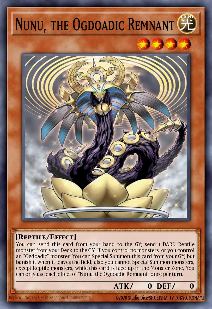 Nunu, the Ogdoadic Remnant Ancient Guardians card