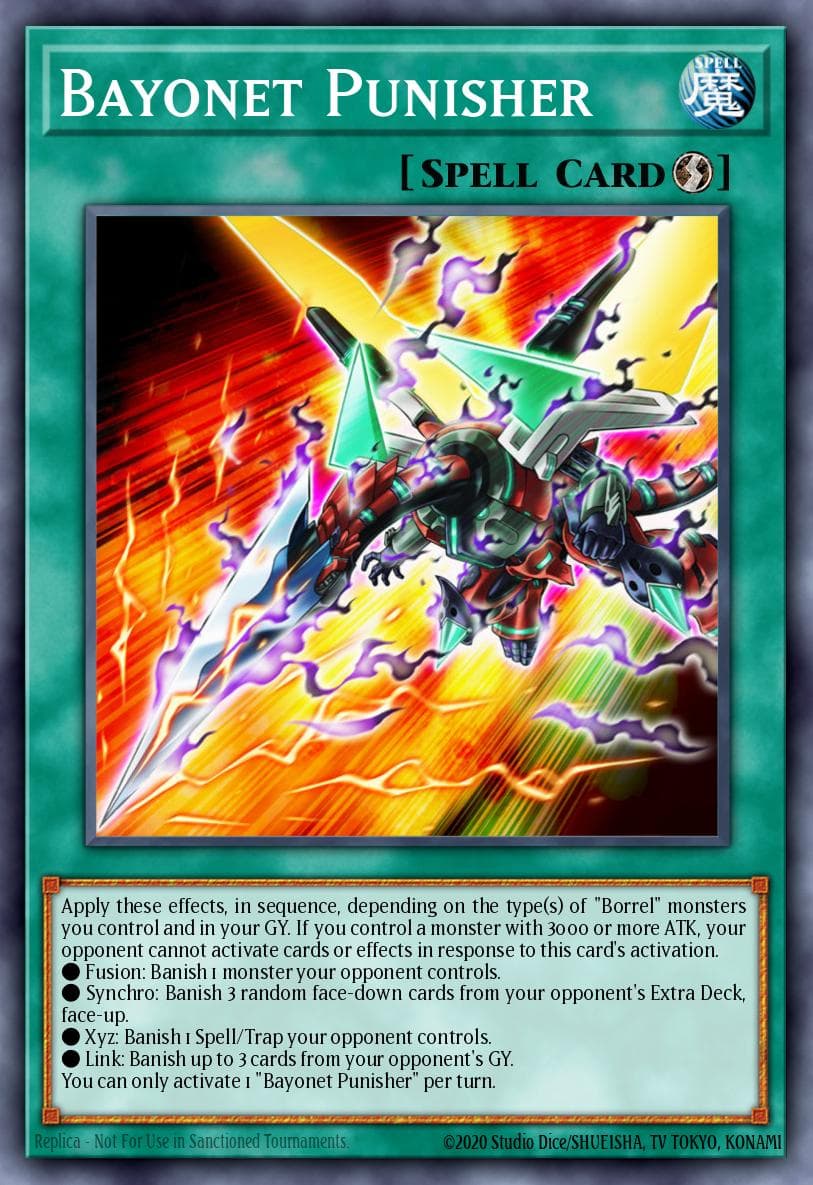 Bayonet Punisher Burst of Destiny card