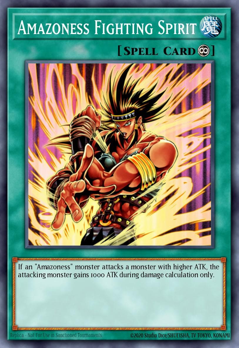 Amazoness Fighting Spirit Speed Duel GX: Duelists of Shadows card