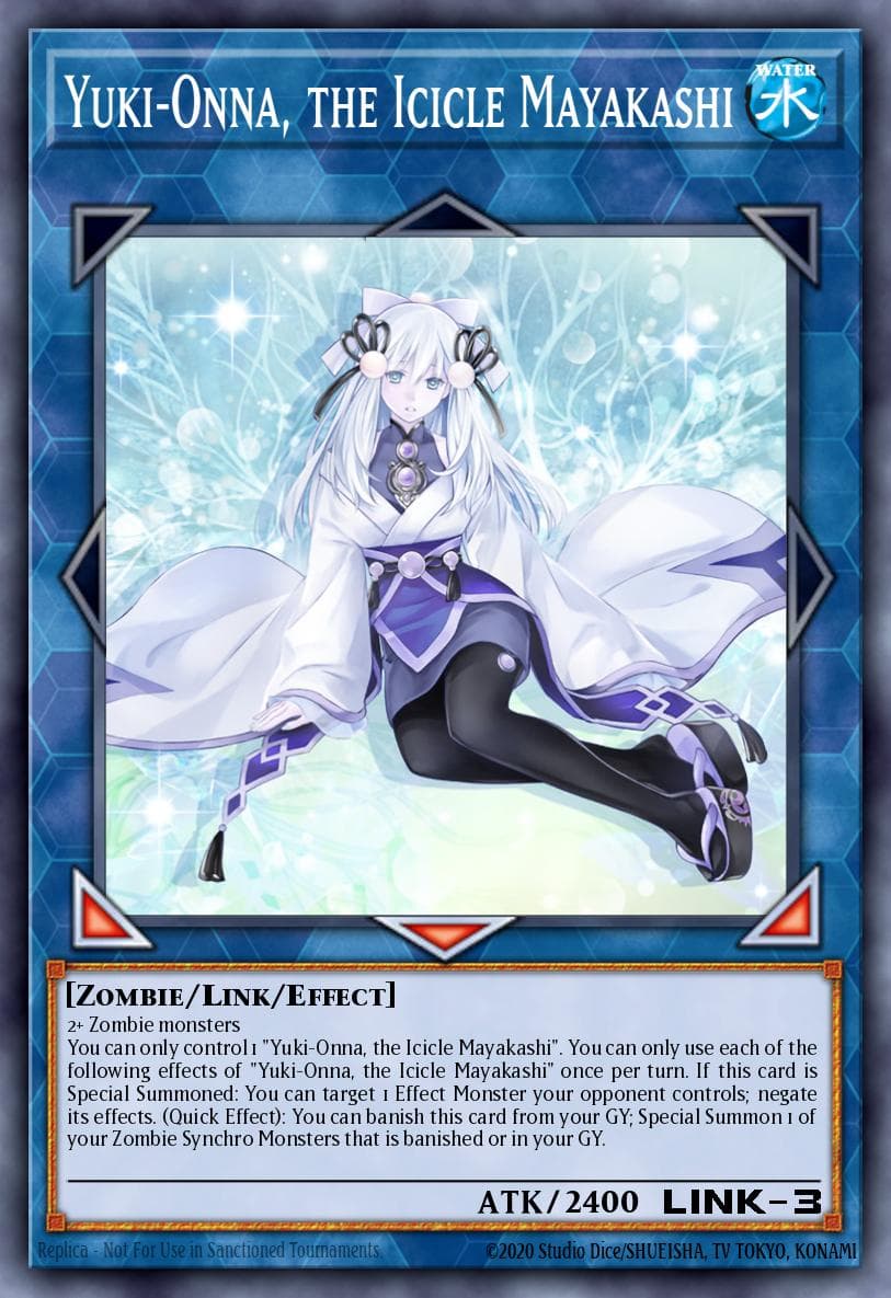 Yuki-Onna, the Icicle Mayakashi Magnificent Mavens card