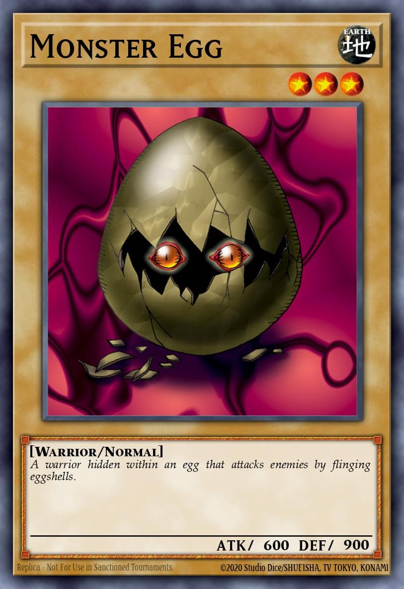 Monster Egg Legend of Blue Eyes White Dragon card