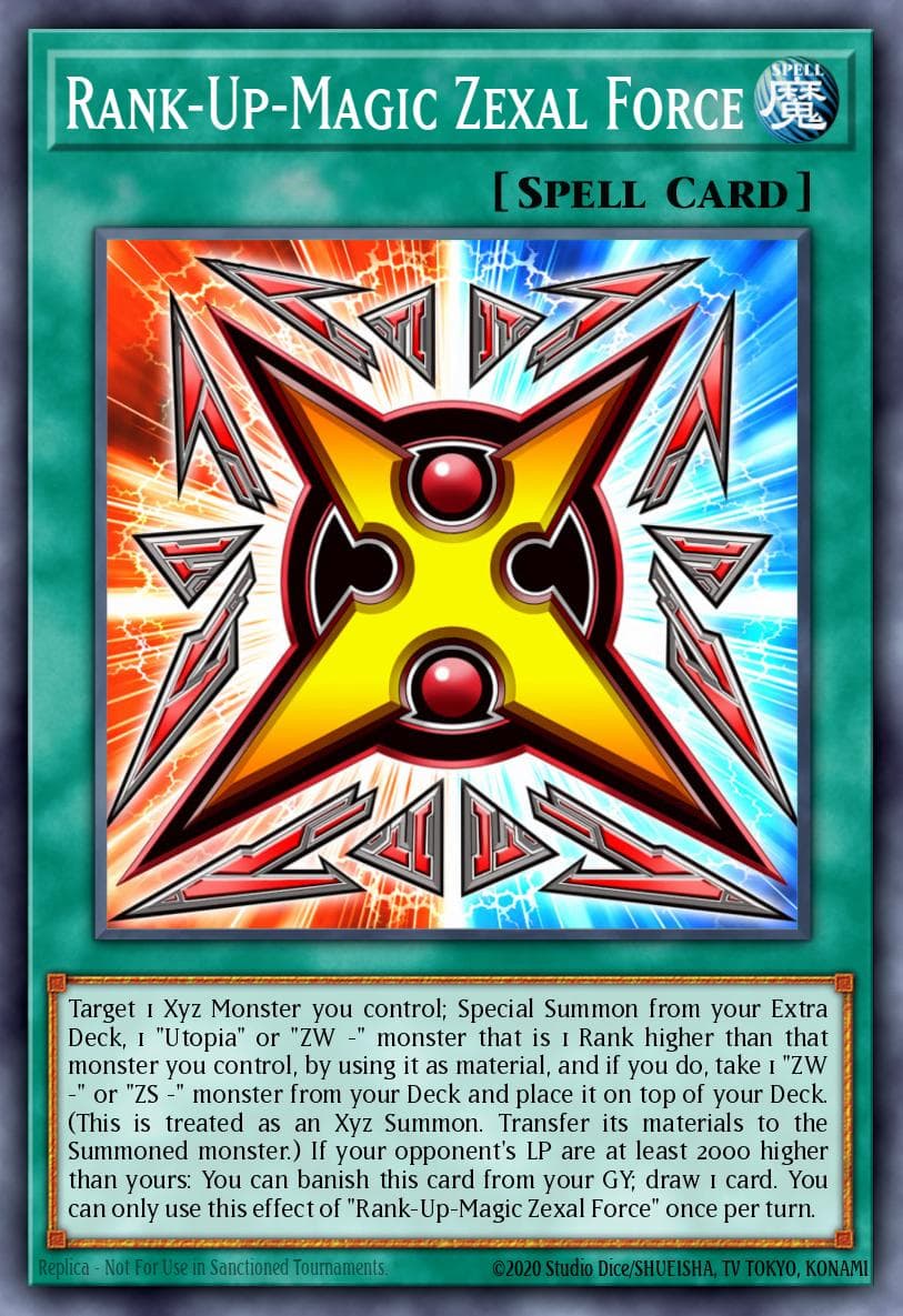Rank-Up-Magic Zexal Force 2022 Tin of the Pharaoh's Gods card