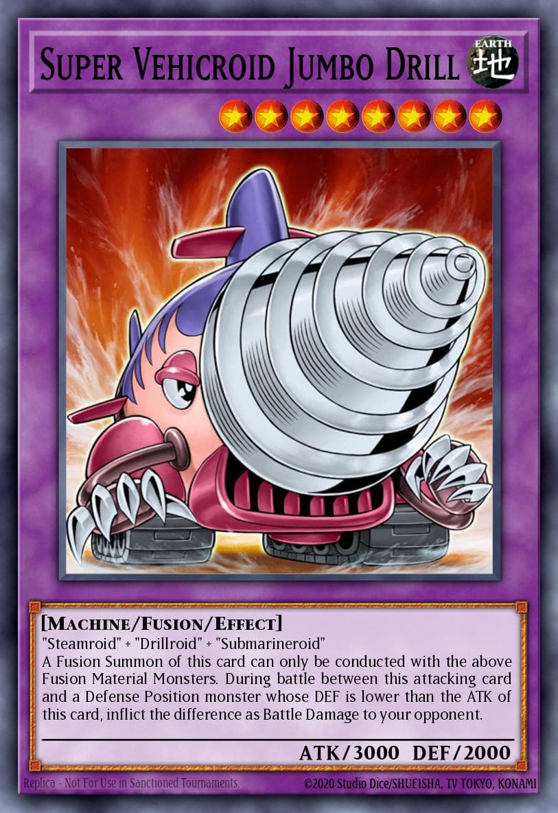 Super Vehicroid Jumbo Drill Speed Duel GX: Midterm Paradox card