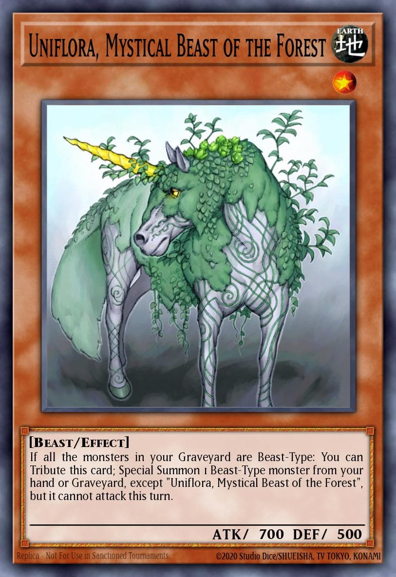 Uniflora, Mystical Beast of the Forest Return of the Duelist: Special Edition card