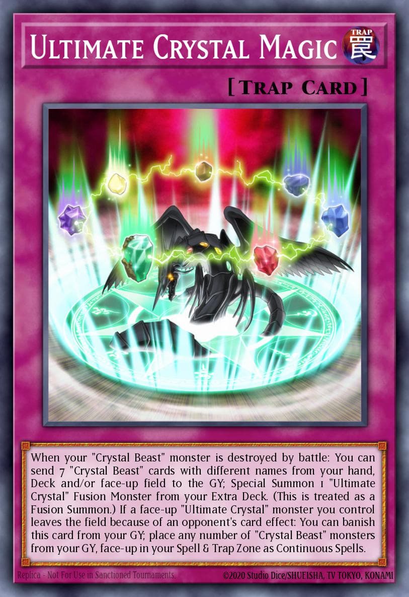 Ultimate Crystal Magic Structure Deck: Legend of the Crystal Beasts card