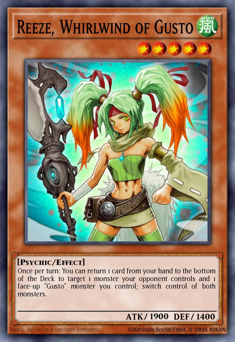 Reeze, Whirlwind of Gusto Hidden Arsenal 6: Omega Xyz card