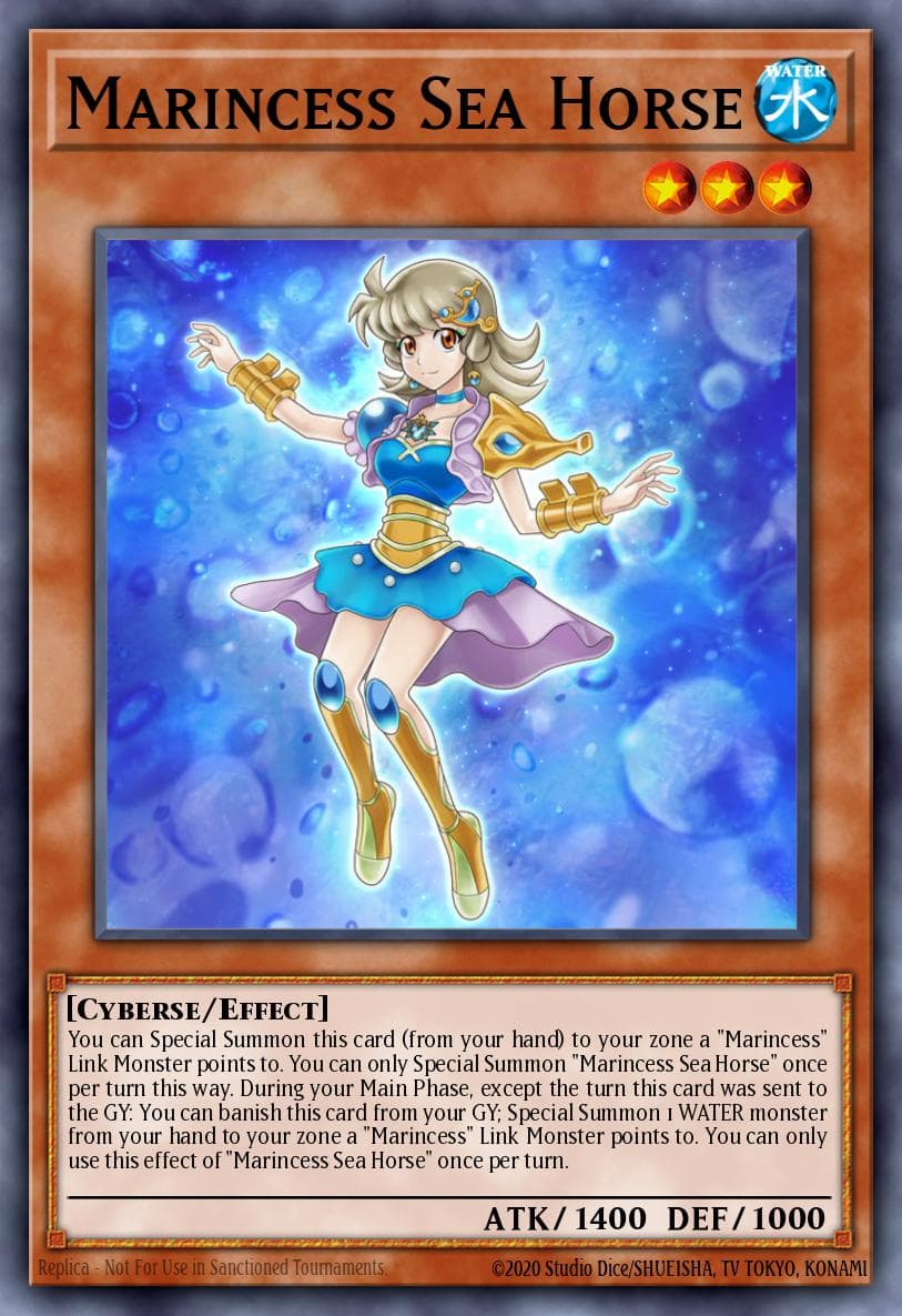 Marincess Sea Horse Legendary Duelists: Duels From the Deep card