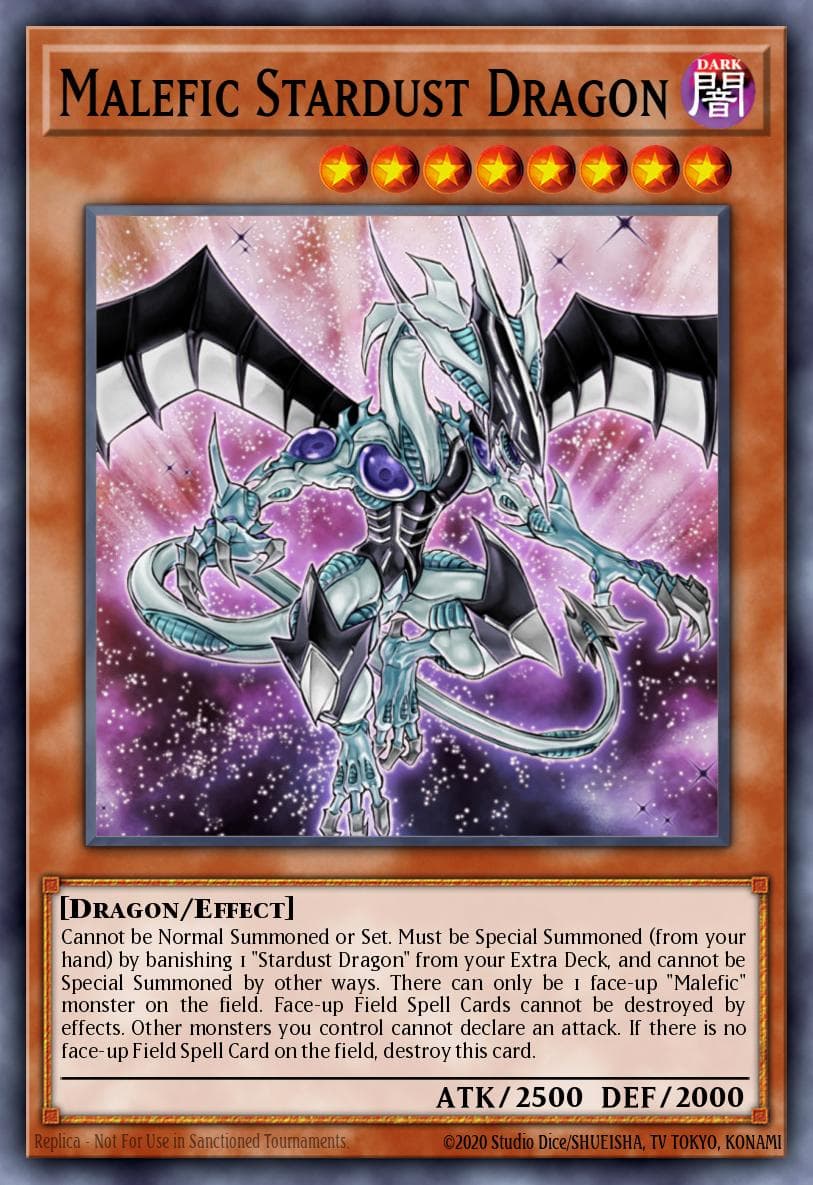 Malefic Stardust Dragon Collectible Tins 2011 Wave 2 card