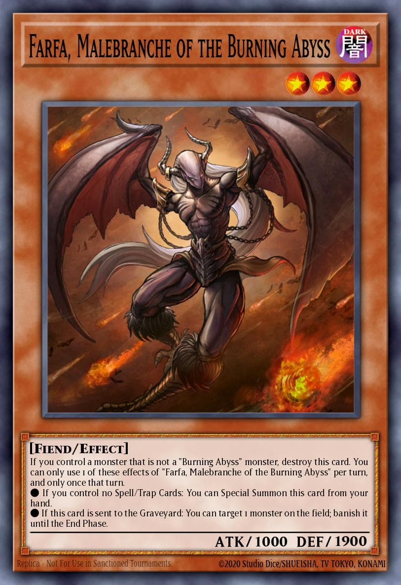 Farfa, Malebranche of the Burning Abyss Secrets of Eternity: Super Edition card