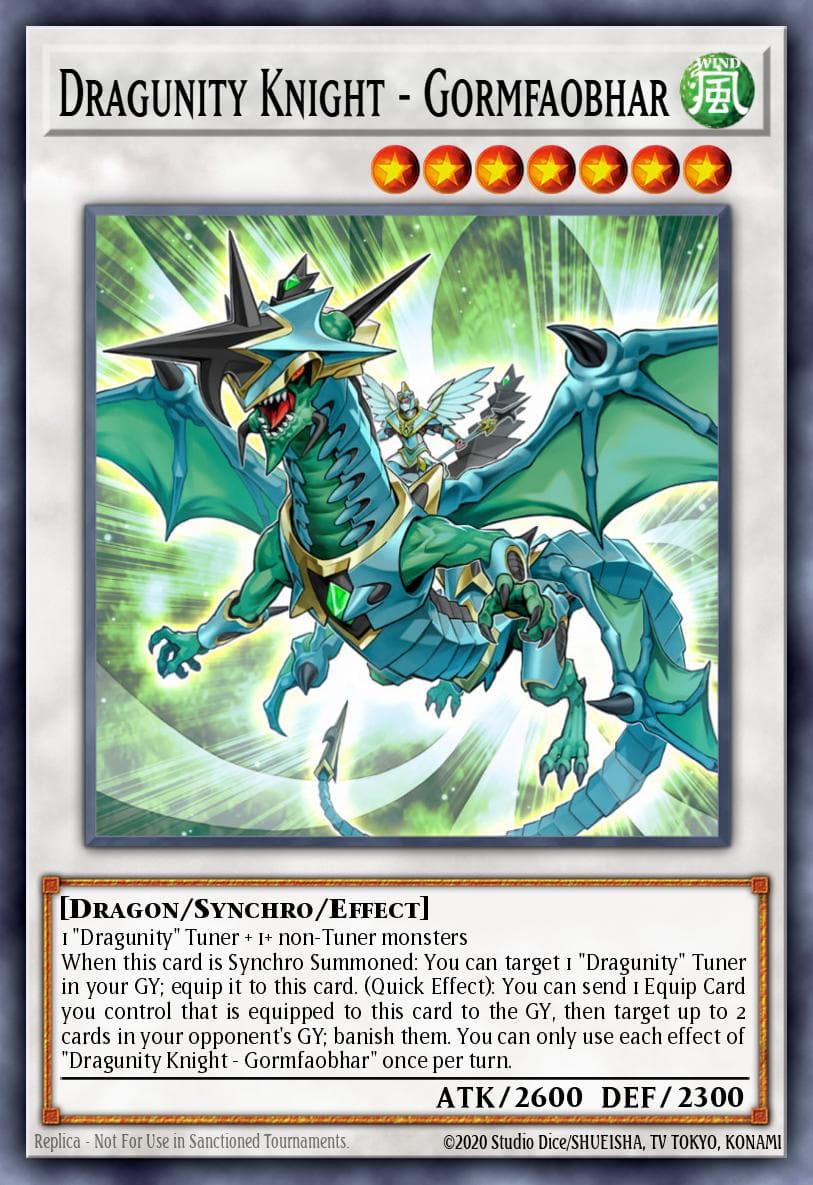 Dragunity Knight - Gormfaobhar 2022 Tin of the Pharaoh's Gods card