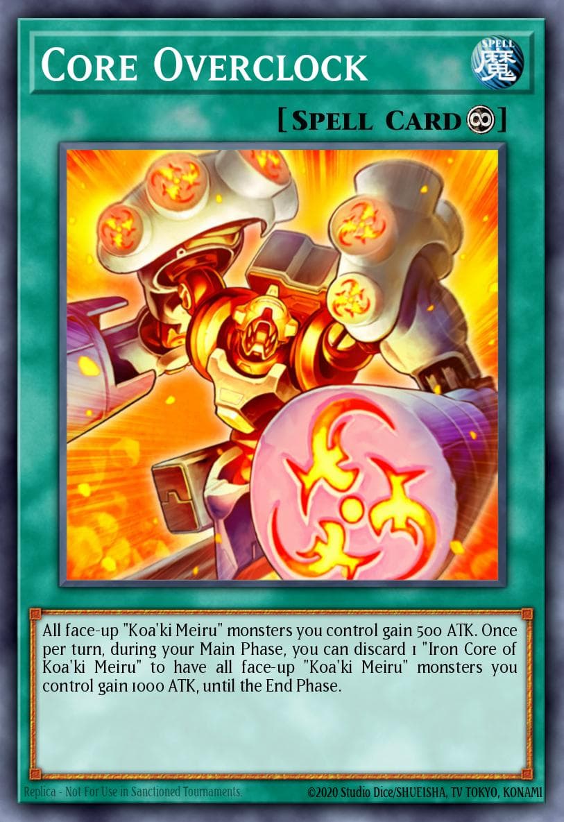 Core Overclock The Shining Darkness Sneak Peek Participation Card card