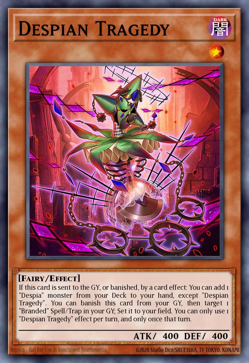 Despian Tragedy 2022 Tin of the Pharaoh's Gods card