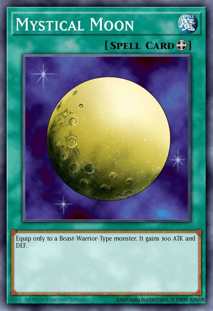 Mystical Moon Legend of Blue Eyes White Dragon card