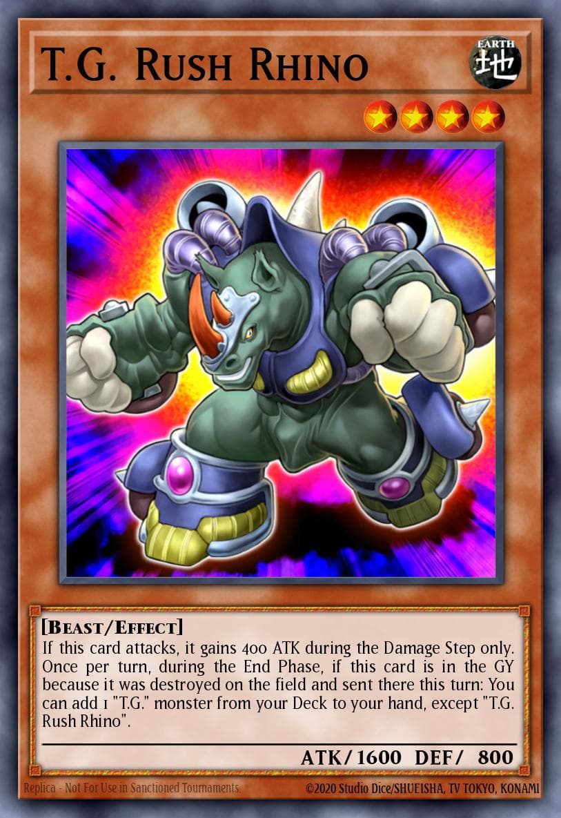 T.G. Rush Rhino Extreme Victory Sneak Peek Participation Card card