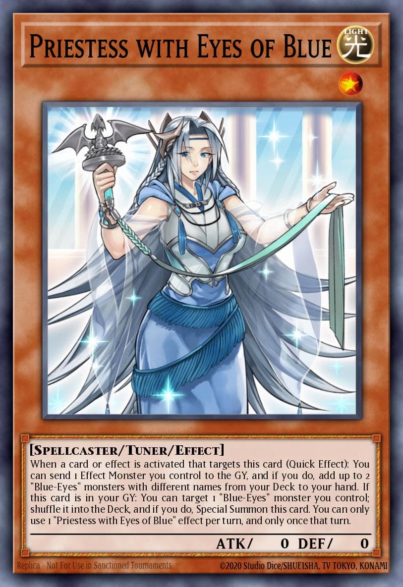 Priestess with Eyes of Blue Legendary Duelists: Season 2 card